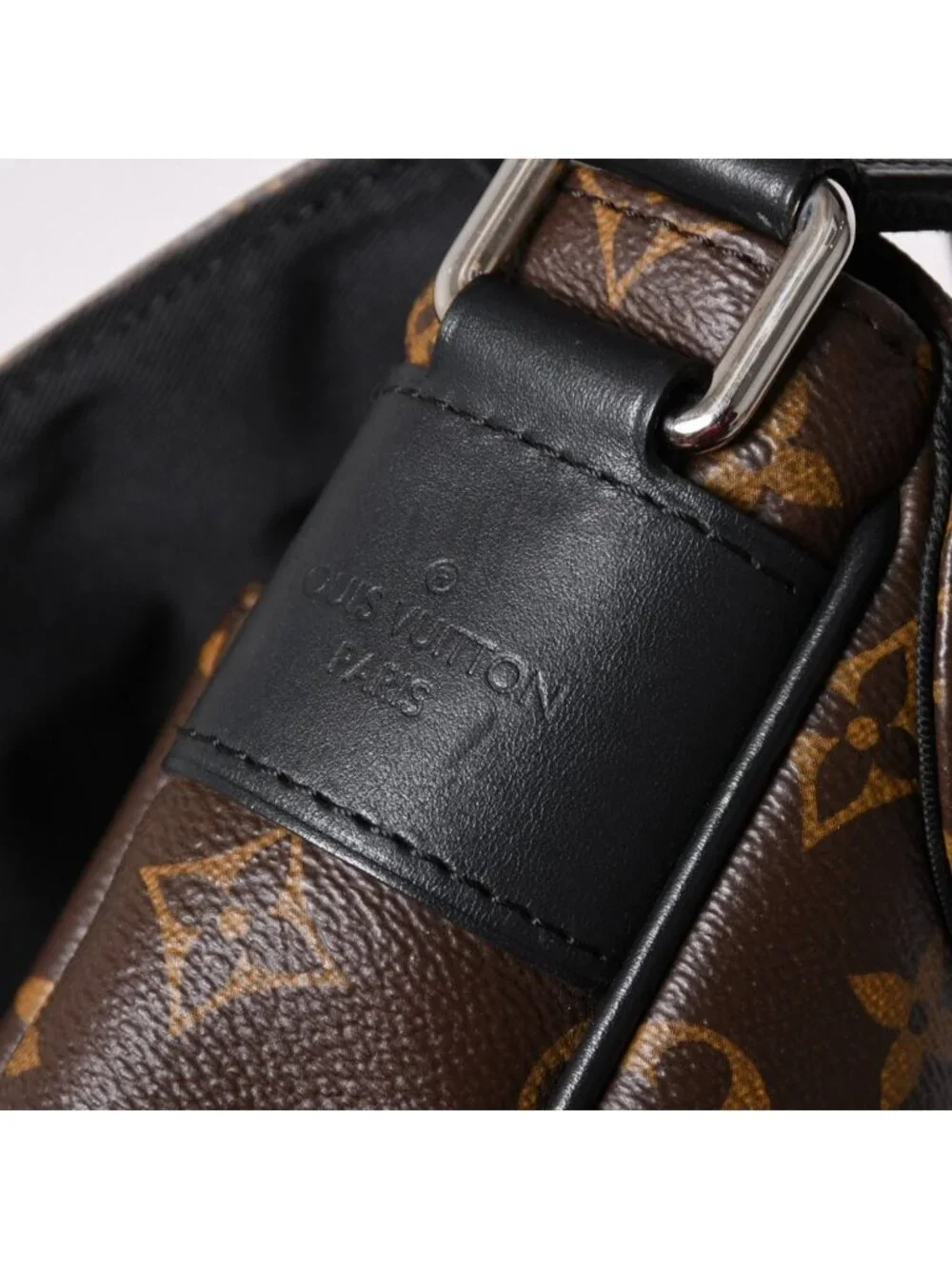 Louis Vuitton Christopher Messenger Bag Monogram Macassar Leather Brown